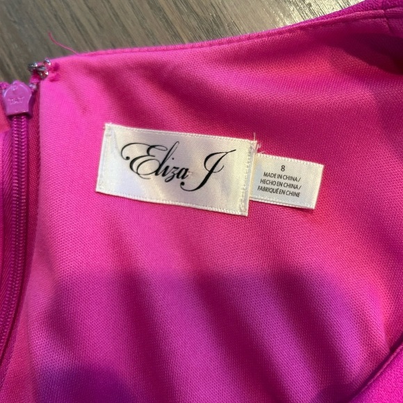 NWT Eliza J Poppy Floral Maxi Print Block Ball Gown Dress Sz 8 Formal Event - Picture 14 of 16